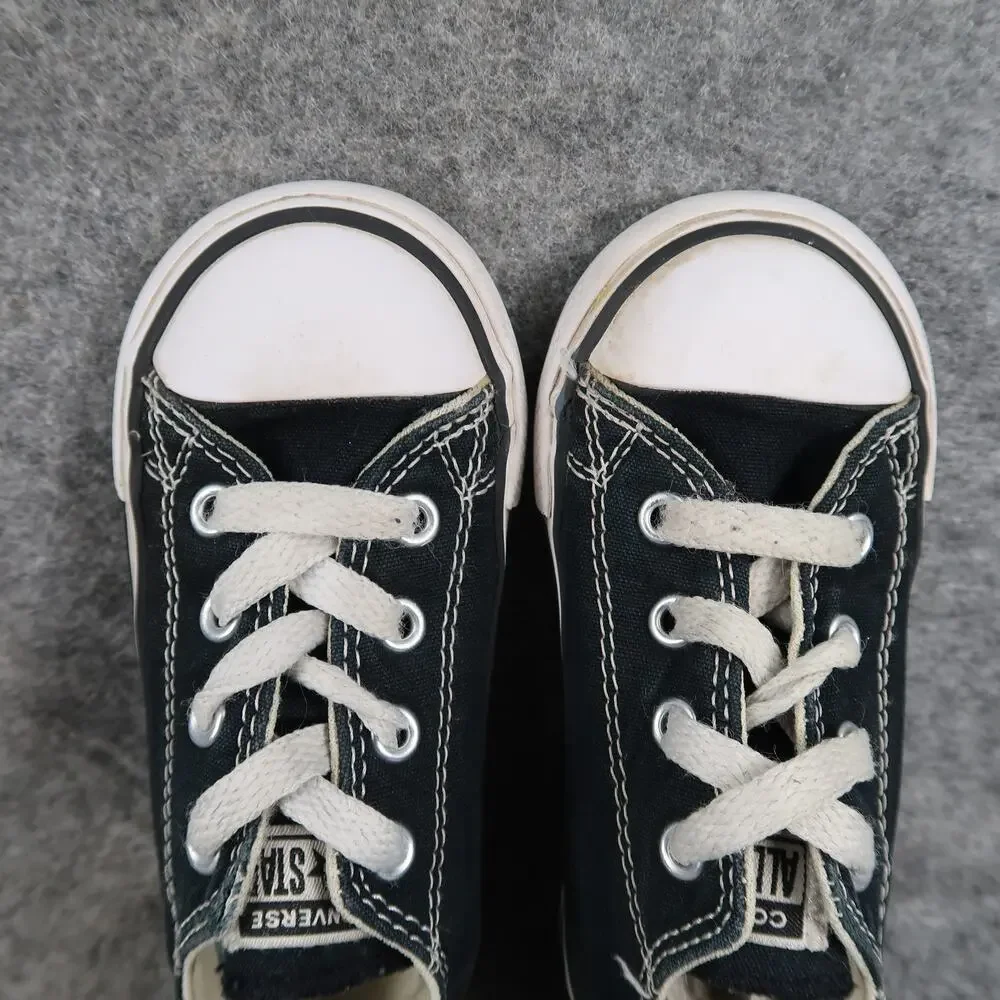 Converse Shoes Infant 7 Sneakers Casual All Star Chuck Taylor Canvas Black White